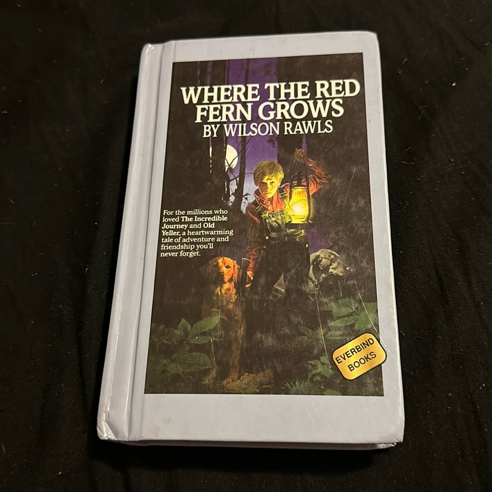 “Where the Red Fern Grows” book